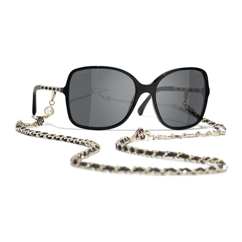 chanel 5210q black c5013c|CHANEL Sunglasses: Square Sunglasses, acetate & lambskin — .